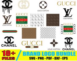gucci logo bundle svg, gucci logo svg, fashion logo svg, famous brand logo svg