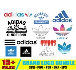 adidas logo bundle svg, logo svg, fashion logo svg, famous brand logo svg