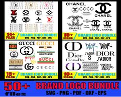 brand logo bundle svg, bundle logo svg, fashion logo svg, famous brand logo svg