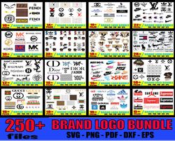 luxury logo bundle svg, logo bundle svg, fashion logo svg, famous brand logo svg