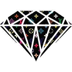 lv diamond logo svg, fashion logo svg, famous brand logo svg