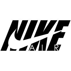 nike air logo trending svg, fashion logo svg, famous brand logo svg