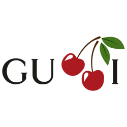 gucci cherry logo svg, gucci logo svg, fashion logo svg, famous brand logo svg