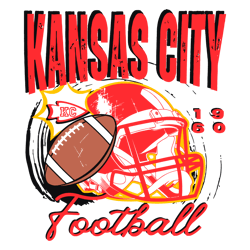 Kansas City Football 1960 Helmet SVG1