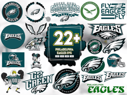 22 Files Philadelphia Eagles Svg Bundle, Eagles Logo Svg, Eagles Helmet Svg