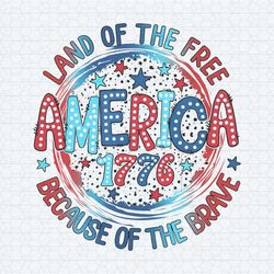 dalmatian dots land of the free america 1776 png