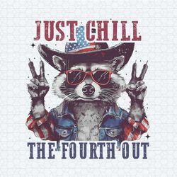 raccoon just chill the fourth out png