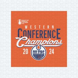 2024 western conference champions oilers hockey svg