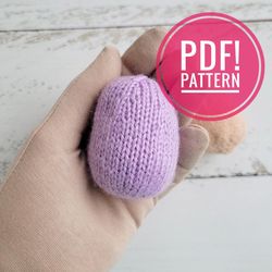 egg knitting pattern. easter