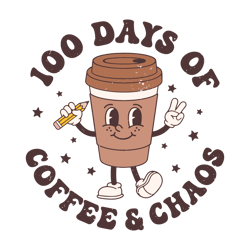 100 Days Of Coffee And Chaos SVG1