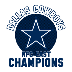 Nfc East Champions Dallas Cowboys SVG Di1gital Download