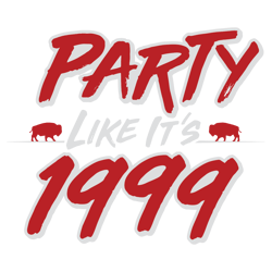 Retro Party Like It's 1999 Bills SVG1