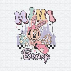 Groovy Minnie Mini Bunny Easter SVG
