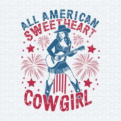 independence day all american sweetheart svg