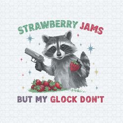 strawberry jams but my glock don't raccoon gun png