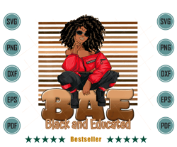 bae black and educated afro girl png bg28092021ht11