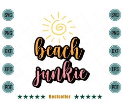 beach junkie summer vacation svg td290621ht7