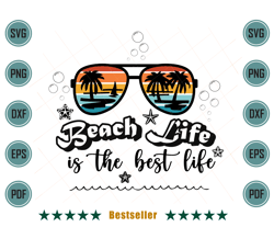 beach life is the best life sunglasses vintage svg td290621ht49