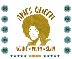 birthday aries queen wake pray slay png bd08092021ht3