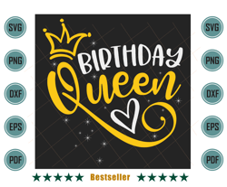 birthday queen crown svg bd220621ht83