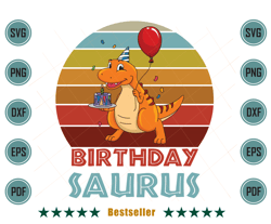 birthday saurus t rex dino matching family for kids svg bd200721ht91