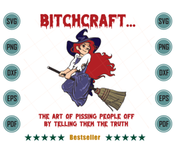 bitchcraft the art of pissing people off svg hld240721ht30