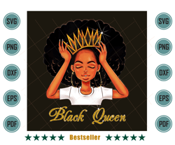 black queen natural hair crown png bg07092021ht30