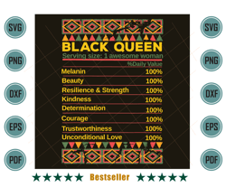 black queen nutrition facts african american png bg28092021ht58