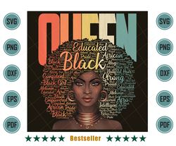 black queen strong educated melanin african american png bg02082021ht3