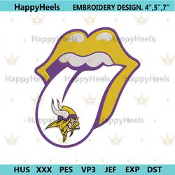 rolling stone logo minnesota vikings embroidery design download file