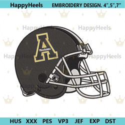 appalachian state mountaineers helmet machine embroidery file