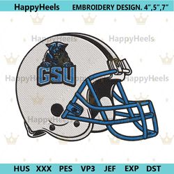 georgia state panthers helmet machine embroidery file