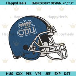 old dominion monarchs helmet embroidery design download file