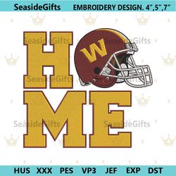 washington commanders home helmet embroidery design download file