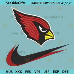 arizona cardinals nike swoosh embroidery design download png