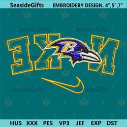 baltimore ravens reverse nike embroidery design download file