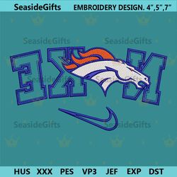 denver broncos reverse nike embroidery design download file