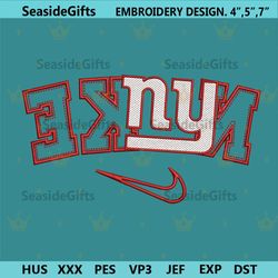 new york giants reverse nike embroidery design download file