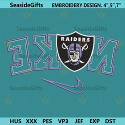 las vegas raiders reverse nike embroidery design download file