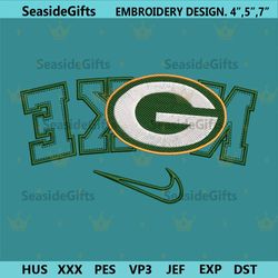 green bay packers reverse nike embroidery design download file