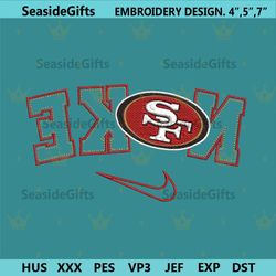 san francisco 49ers reverse nike embroidery design download file