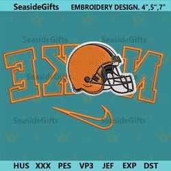 cleveland browns reverse nike embroidery design download file