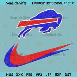 buffalo bills nike swoosh embroidery design download png