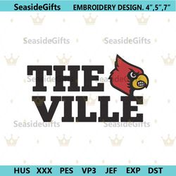 louisville cardinals embroidery files, ncaa embroidery files, louisville cardinals file