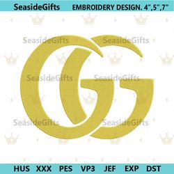 gucci brand symbol logo embroidery instant download