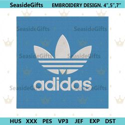 adidas logo brand blue box embroidery download file