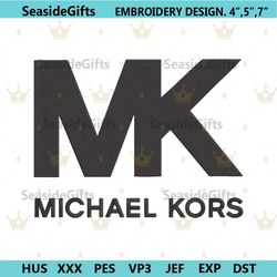 michael kors logo symbol text embroidery download file