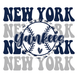 New York Yankees Baseball Mlb SVG