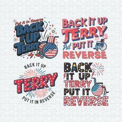 back it up terry put it in reverse svg bundle