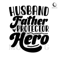 husband father protector hero design svg